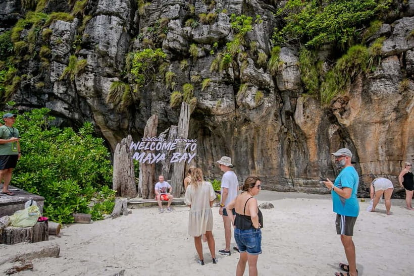 Phi Phi: Half Day Long Tail Boat to Maya Bay - August and September require a different expectation