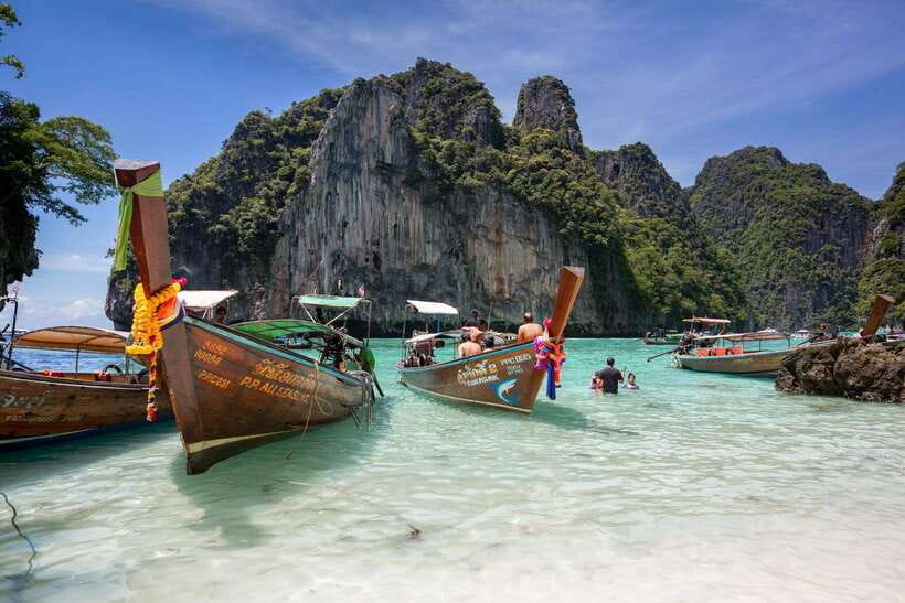 Phi Phi Half Day or Full Day by Longtail to Maya and Bamboo - Shark Point and the chance to see blacktip reef sharks