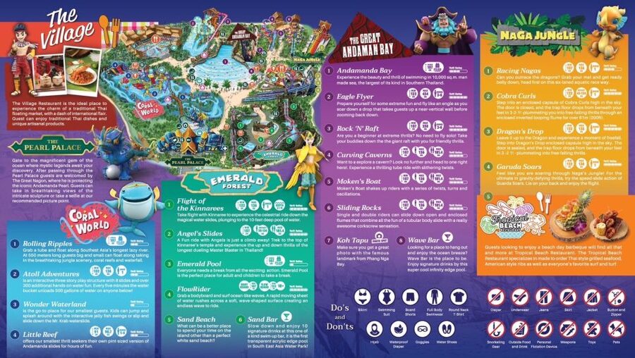 Phuket: Andamanda Water Park Ticket - The cashless wristband and extra costs