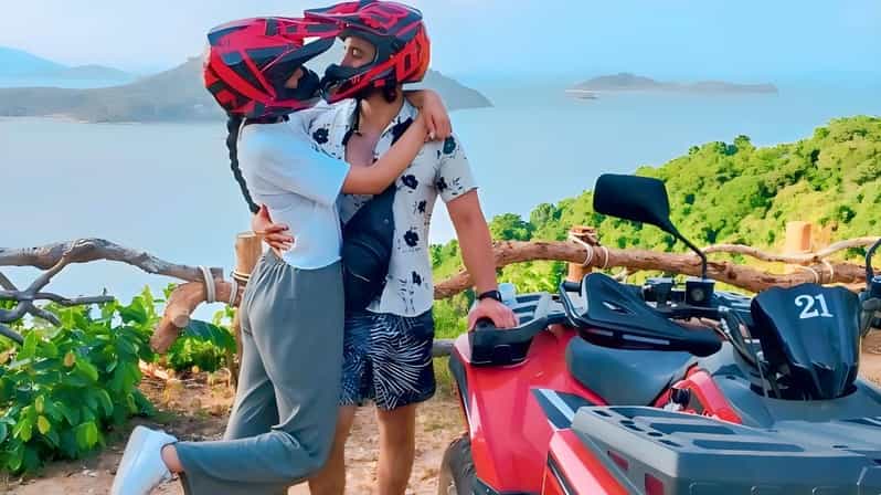 Phuket: ATV Ride with Secret Sea Viewpoints and Swing - The swing, little goats, and bamboo coffee
