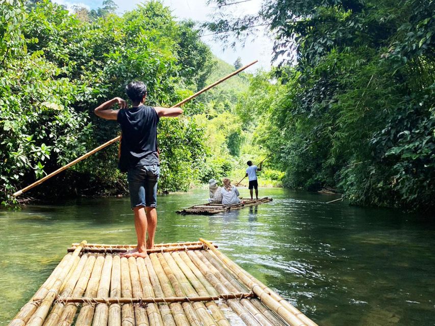 Phuket: Bamboo Rafting, Monkey Cave, and ATV Option - The Waterfall Walk and Swimming Stop