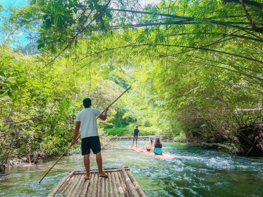 Phuket: Bamboo Rafting, Monkey Cave, and ATV Option - Bamboo Rafting Through Quiet Water
