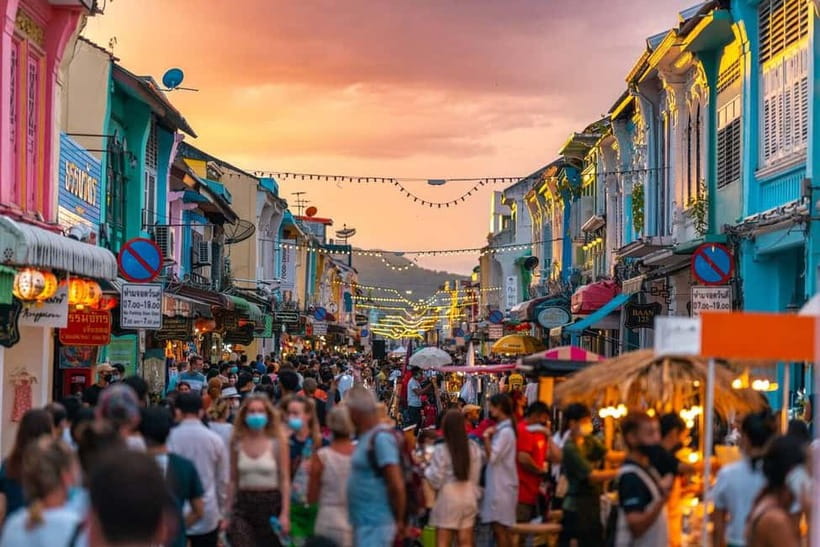 Phuket City Tour & Scenic Viewpoints / Night Market - Phuket Old Town and its bright Sino-Portuguese streets