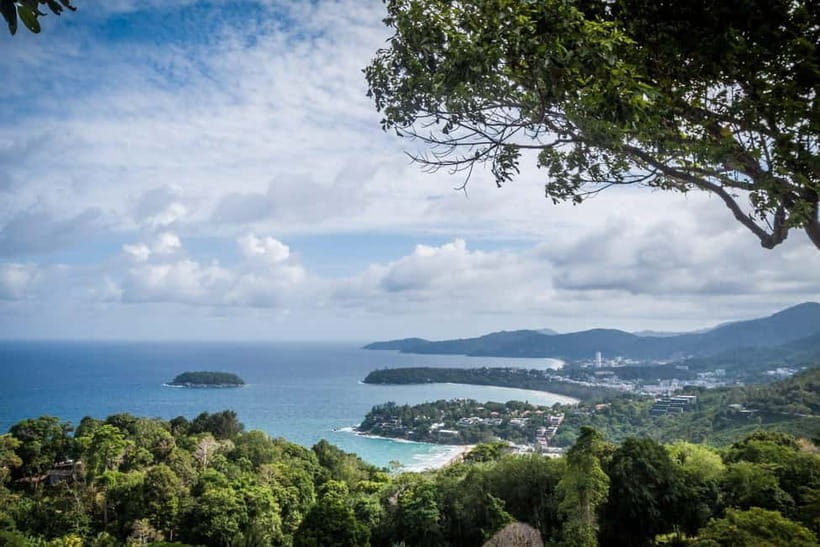 Phuket City Tour with Night Market Visit & Elephant Feeding - Khao Rang Hill and the mountain views