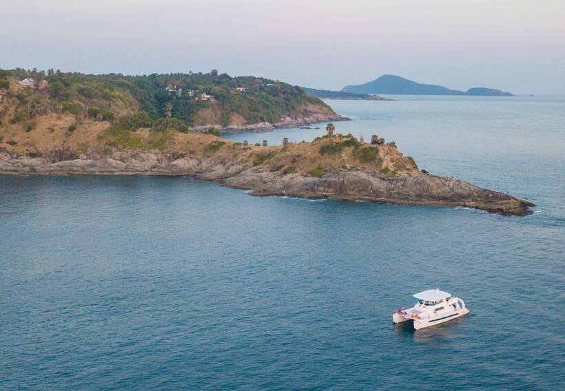 Phuket: Coral Yacht Boat Tour to Coral Island with Sunset - The boat ride and crew