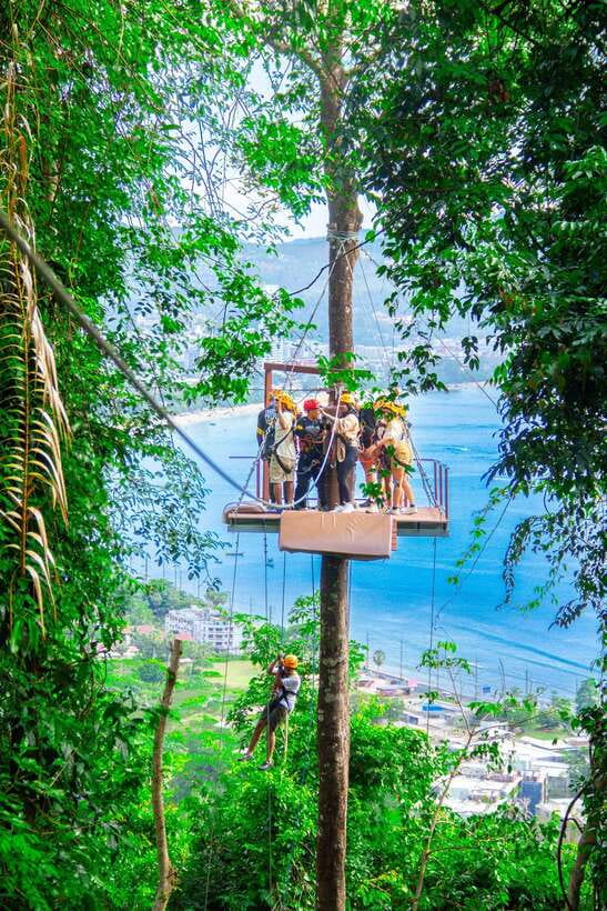 Phuket: Erawan Zipline Adventure with Ocean Views in Patong - The equipment and physical demands