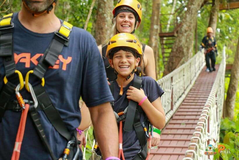 Phuket: Erawan Zipline Adventure with Ocean Views in Patong - Photos, fruit, and the end of the visit