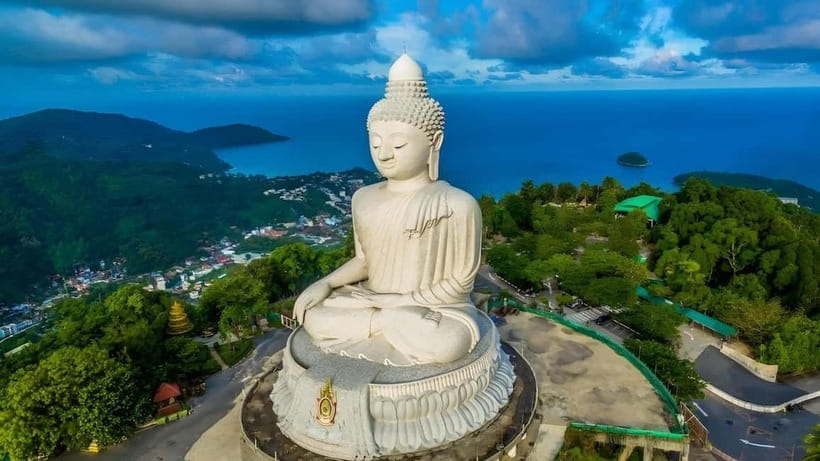 Phuket: Full Day City Tour with Night Market - Nark-Kerd Sea View and the Big Buddha problem