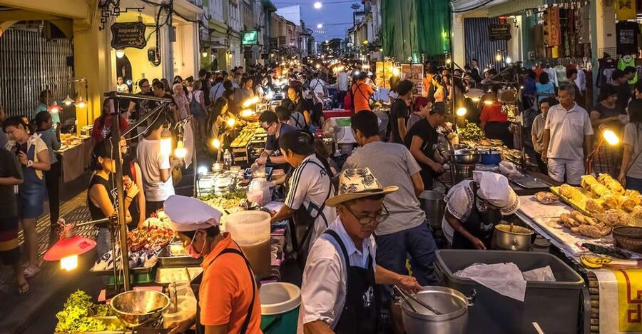 Phuket: Fully Customized Night Market Tour - The food is the main reason to go