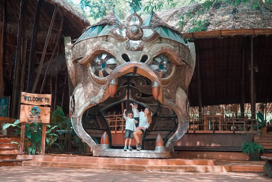 Phuket: Hanuman World Zip Line Adventure - Rappels, bridges, stairs, and the roller