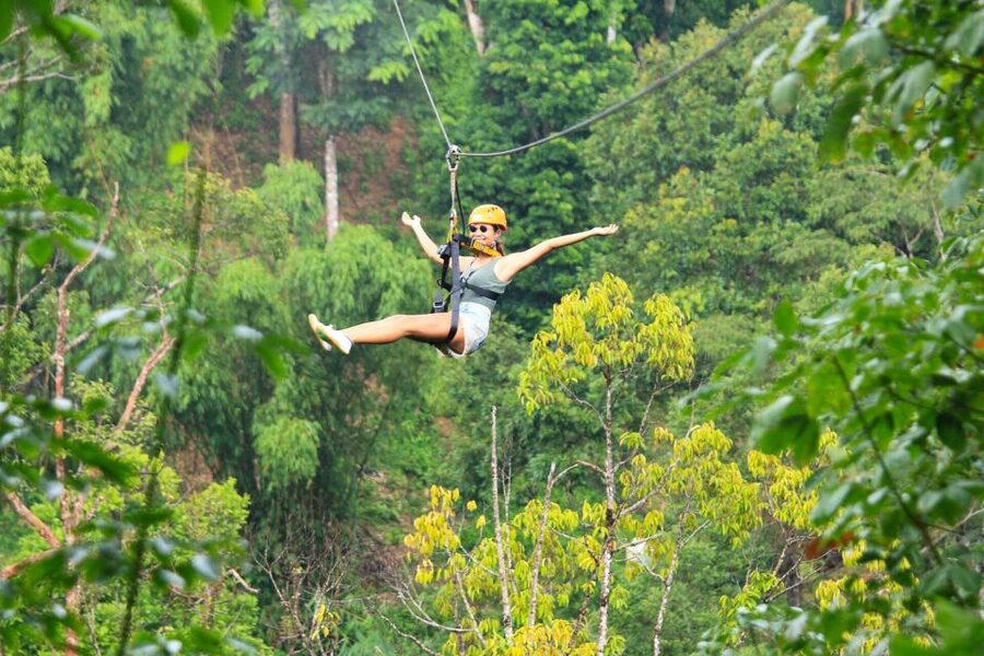 Phuket Paradise Adventure: Zipline, ATV Adventure - Getting ready: helmets, water, and basic safety