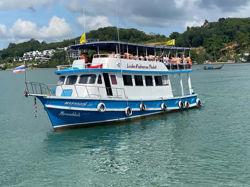 Phuket: Phang Nga,Hong & James Bond Islands by Big Boat - Ao Po Pier and the start on the bay