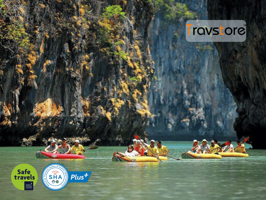 Phuket: Phang Nga (James Bond) Island - Big Boat Tour - Canoeing through caves and around the islands