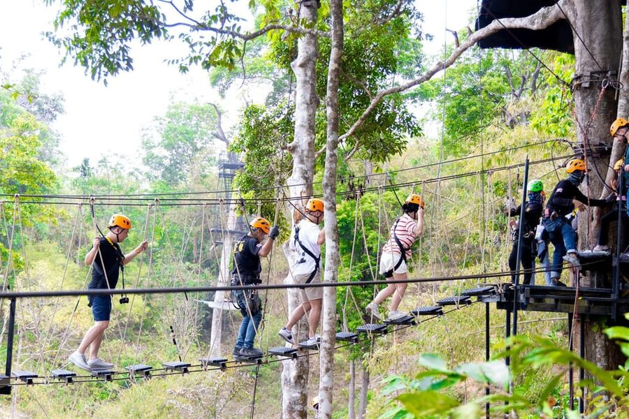 Phuket: Rainforest Eco Zipline Expedition - Registration, briefing, and safety gear