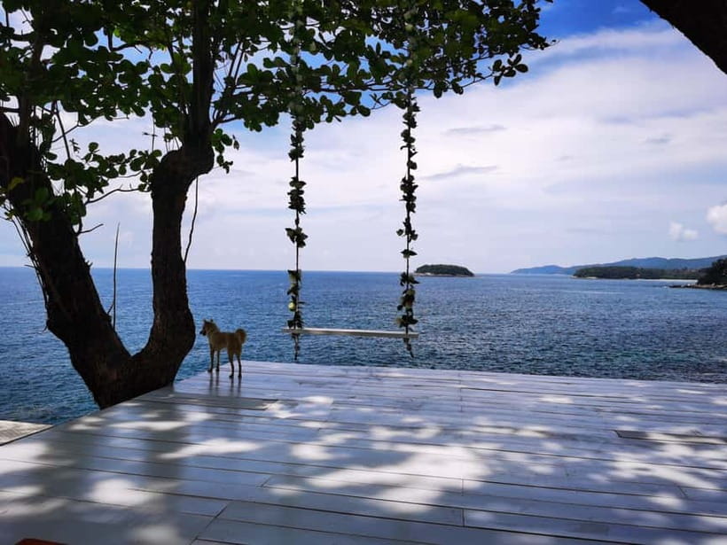 Phuket: Rock Beach Swing Entry Ticket - The iconic beach swing above the shore