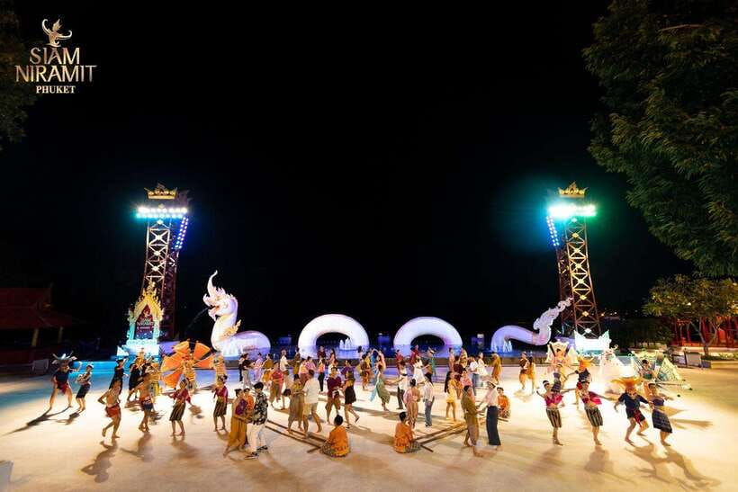 Phuket: Siam Niramit Ticket with Round Transfer and Dinner - The main show: costumes, music, and sudden changes