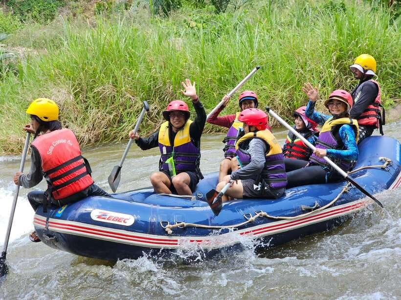 Phuket: White Water Rafting, ATV, and Zipline Adventure - Rafting the 5-kilometer Song Phraek route