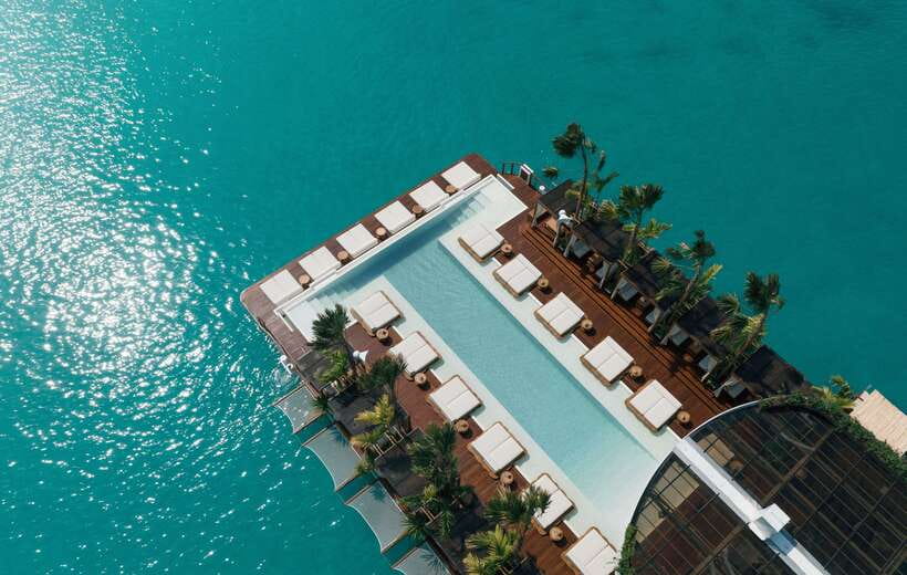 Phuket: YONA Floating Beach Club Day Experience - The infinity pool and the question of seating
