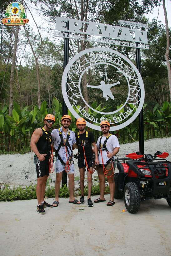 Phuket: Zipline Adventure Ocean Views in Patong & Transfer - Drinks, fruit, and a quiet mountain pause