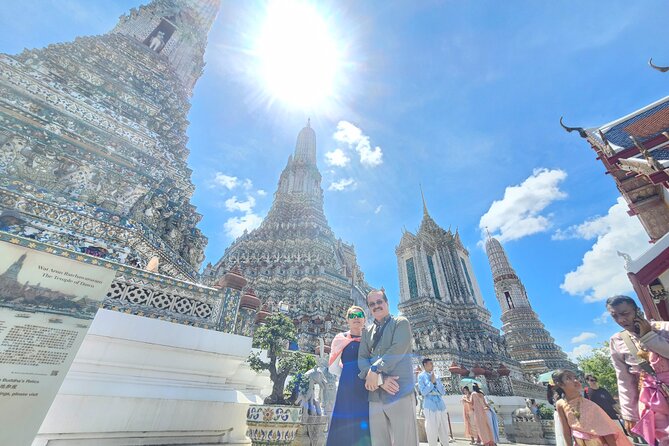 Private tour to Wat Pho,Wat Arun, Canal Tour,Flower Market - Pak Khlong Talad, Bangkok’s Flower Market
