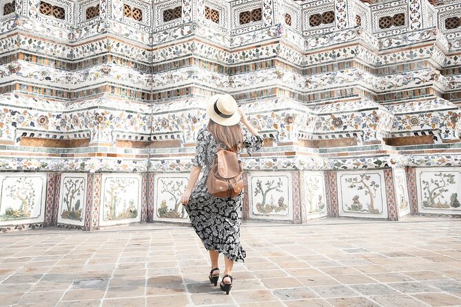 Private Tour - Top 3 Major Monuments (Grand Palace, Wat Pho, Wat Arun) - Wat Arun and its porcelain-covered tower