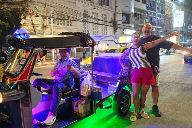 Private Tuktuk Authentic Food Tour (Chinatown-Flower Market) - Chinatown rolls by in neon and gold