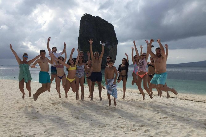 Railay and 4-Island Sunset Speedboat Cruise with Night Snorkel - Phra Nang Cave Beach and the Railay cliffs