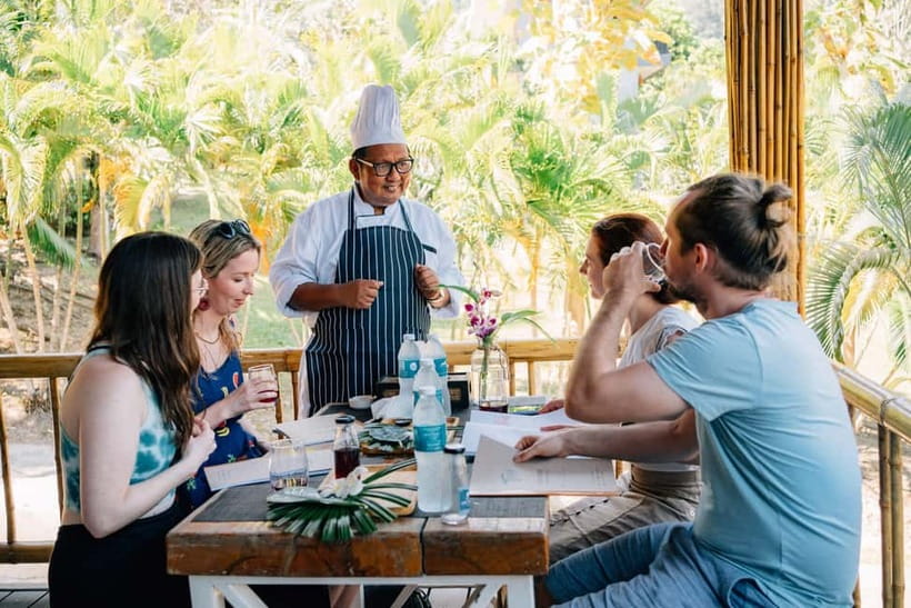 Railay: Hands-On Thai Cooking Class at Railay Beach - The three-and-a-half-hour class, step by step