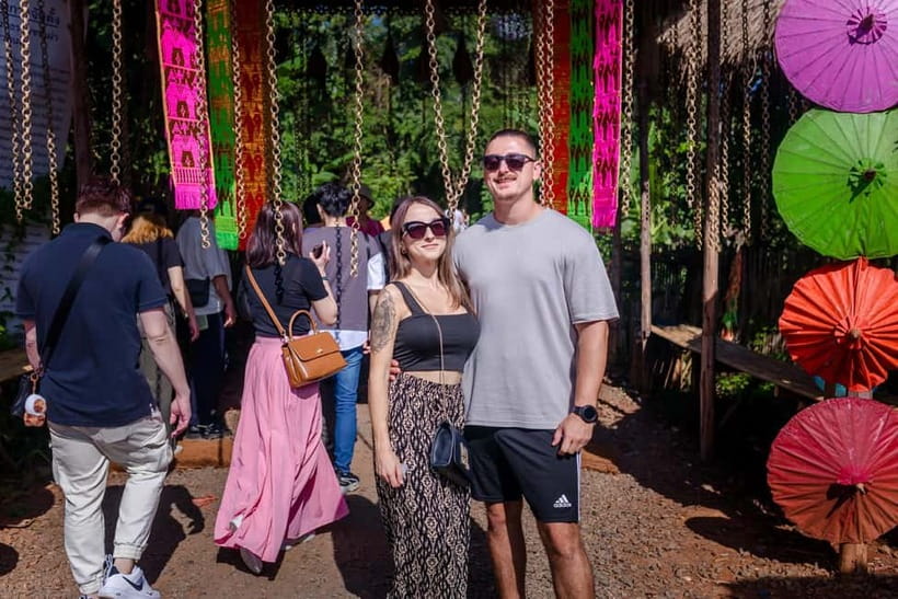 Red, Blue, White Temples & Hot Spring Trip from Chiang Mai - The van ride is the main tradeoff