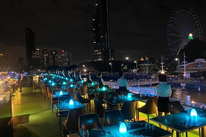 Royal Princess Dinner Cruise: Bangkok Chao Phraya River - Wat Kanlayanamit and the Thonburi bank