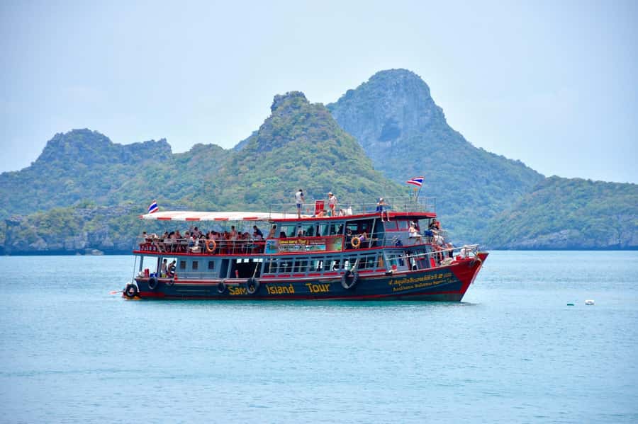 Samui: Angthong Marine Park Boat Tour w/ Transfer and Meals - Ko Wua Ta Lap: beach, snorkeling, cave, or viewpoint