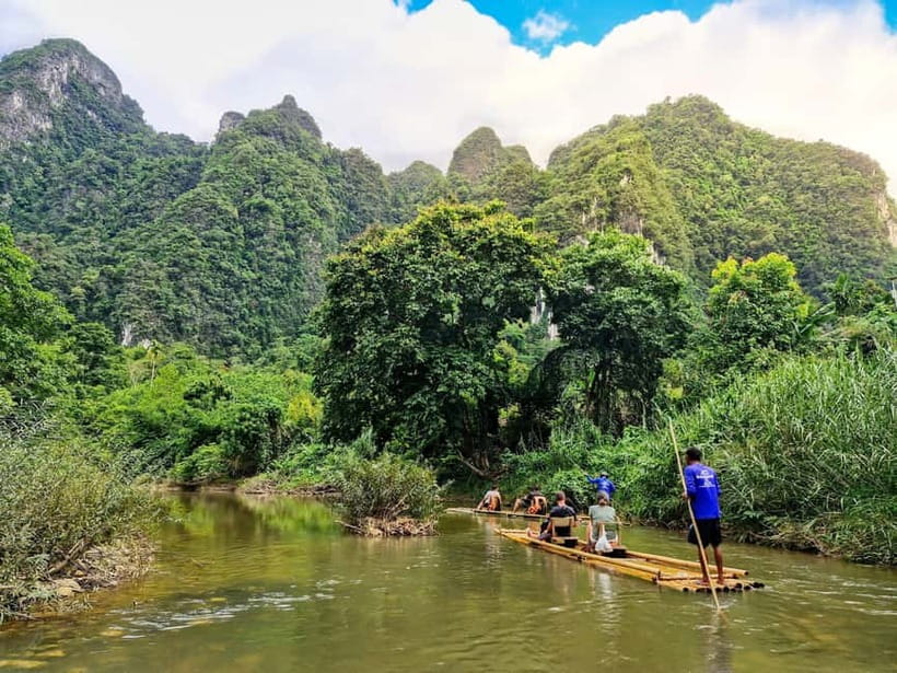 Sok River: Bamboo Raft Ride, Monkey Temple & View Point Tour - Khao Sok View Point and the first rainforest photographs