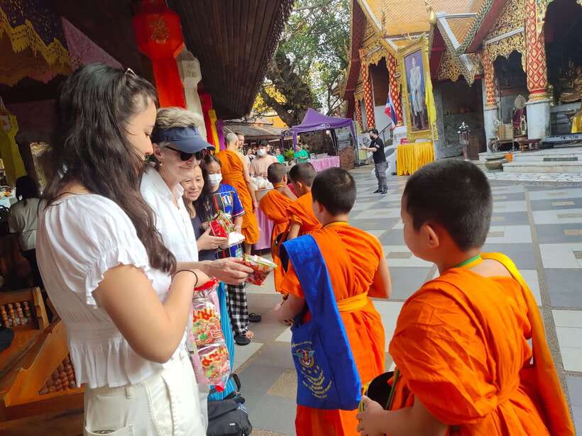 Spiritual Sunrise Wat Doi Suthep, Pha Lat, Alms & Meditation - Why this early morning feels different