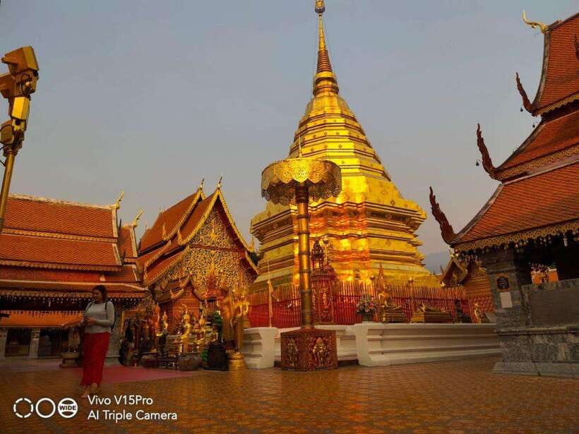 Spiritual Sunrise Wat Doi Suthep, Pha Lat, Alms & Meditation - Wat Umong and the underground tunnels