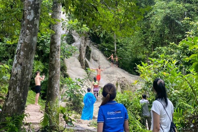 Sticky Waterfall Chiang Mai and Mae Ngat Boat Tour - Mae Ngat Reservoir: a boat ride with a lesson in water