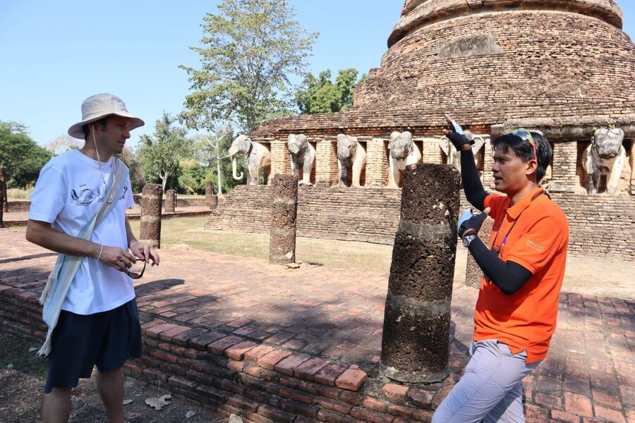 Sukhothai: Historical Park & Countryside Cycling Tour - What you see in the southern area