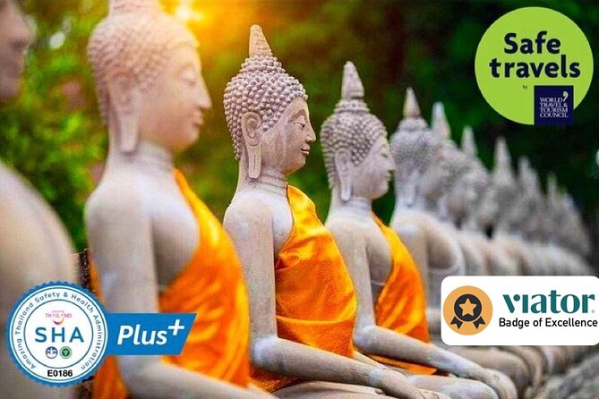 Sunset Sail, Glittering Tempels at Afternoon Ayutthaya Tours - Wat Yai Chai Mongkhon and its long reclining Buddha