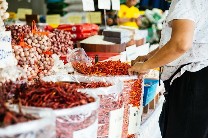 The 10 Tastings of Bangkok: Private Street Food Tour - Yam pak salad and Thai fish cakes